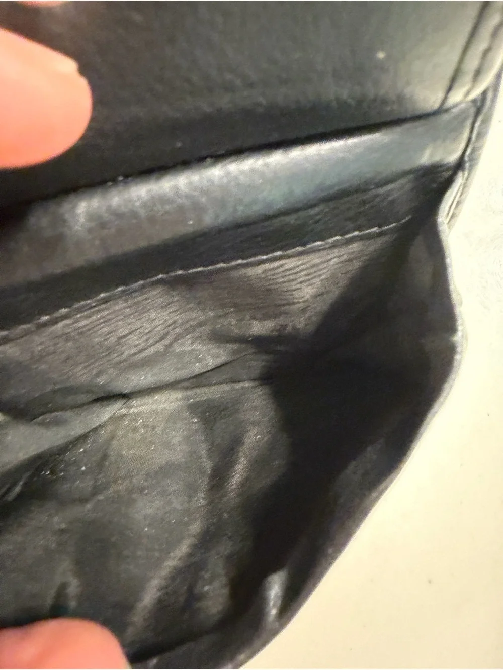 Prada Black Leather Wallet with Slim Profile